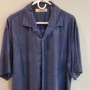 Tommy Bahama 100% silk, Size XL, Blue